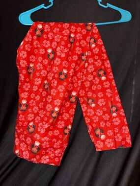 Women’s Charlie’s projects leggings Red Floral Character Leggings Moana Disney